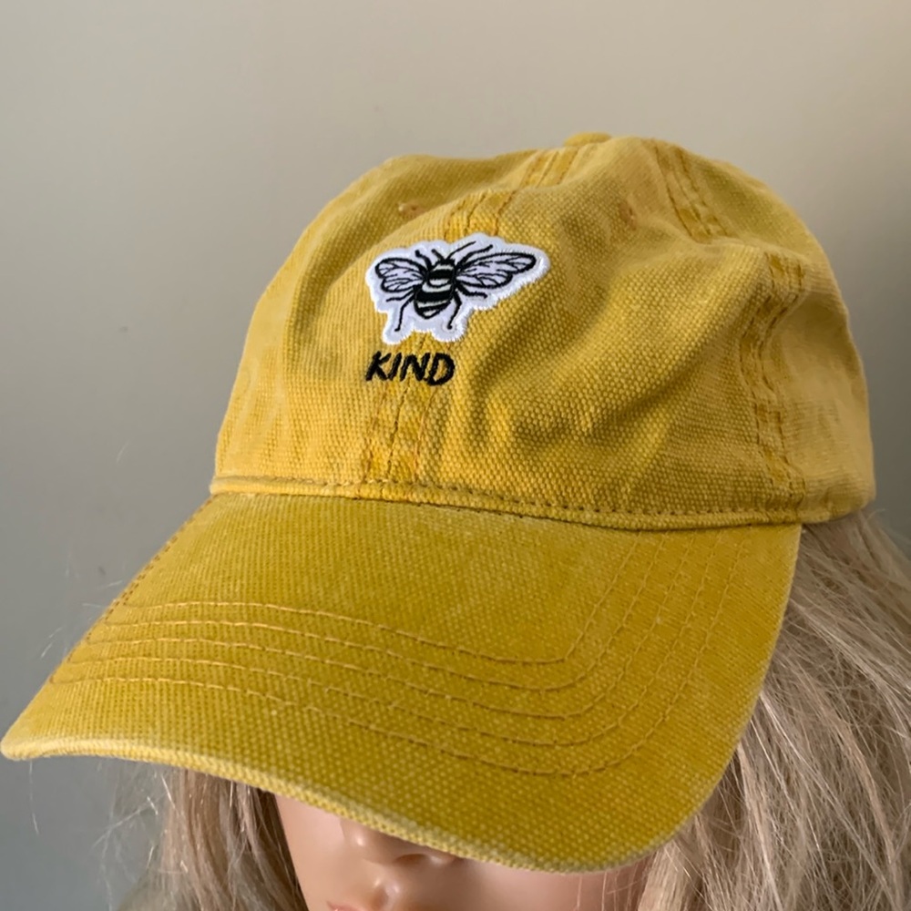 Be Kind Adjustable Cotton Hat EUC